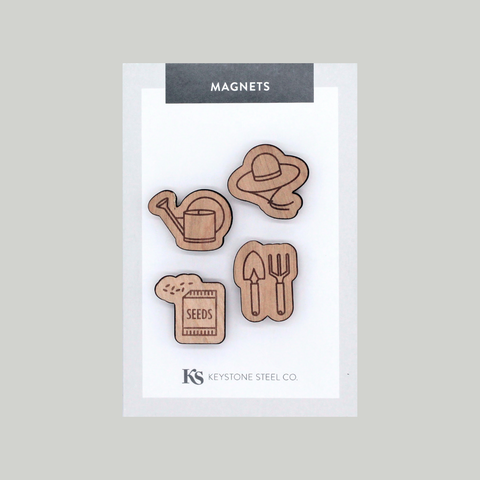 Gardening Magnets, Pack of 4