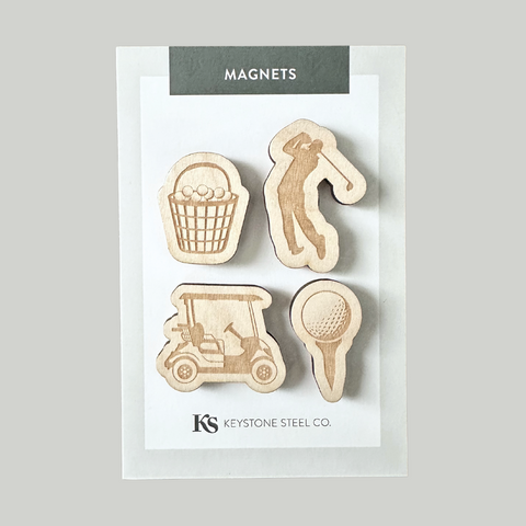 Golf Magnets, Pack of 4