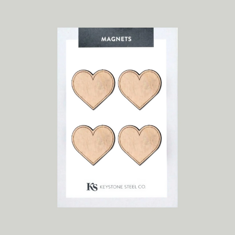 Heart Magnets, Pack of 4