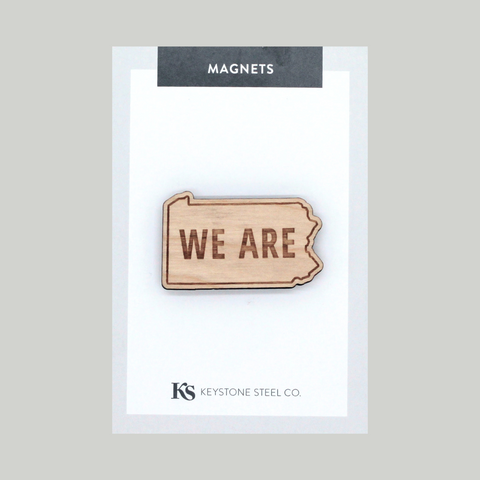 Pennsylvania Magnet Pack – Birch Wood Magnets | Magnetic Photo Holders & Paper Clips