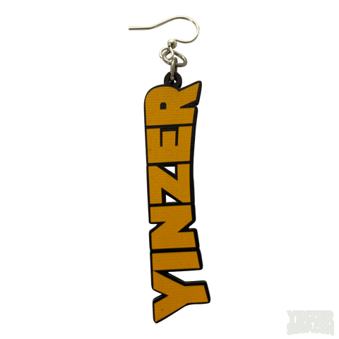 Wooden Earrings Yinzer – Lightweight Sustainable Earrings with Silver Stainless Steel Hooks Earrings - YinzerShop