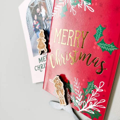 Christmas Wreath Magnetic Circle Sign