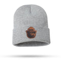 Smokey Bear Cuff Beanie Beanie WYR Heather Grey w/ Brown Patch  