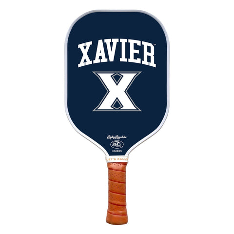 Xavier Musketeers Paddle – Licensed Pickleball Paddle With Xavier Blue Logo Pickleball Paddles - YinzerShop