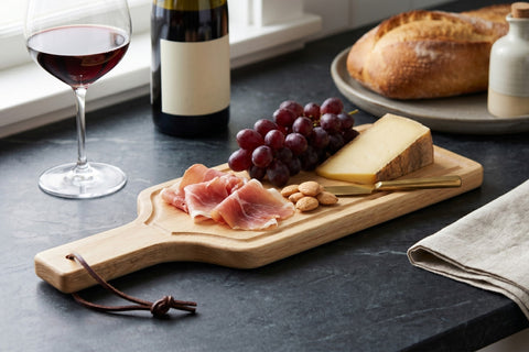 Cheese Cutting Board - Pittsburgh Steelers Wine Bottle Parawood Serving Tray