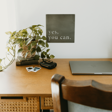 'Yes, You Can' Wall Decor