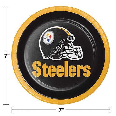 Pittsburgh Steelers Paper Dessert Plates (8/Pkg)