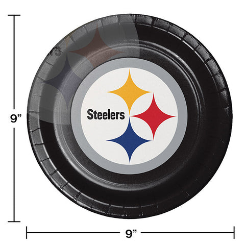 Pittsburgh Steelers Paper Plates (8/Pkg)