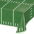 Football Field Plastic Tablecover 54" X 102" Sports Party Supplies PartyDecorations.com