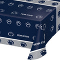 Penn State Nittany Lions Plastic Table Cover, 54"x108" Sports Party Supplies PartyDecorations.com