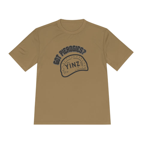 Yinz Got Pierogies? - Sport-Tek Unisex Moisture Wicking Tee T-Shirt - YinzerShop