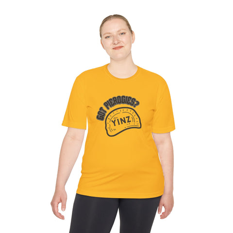 Yinz Got Pierogies? - Sport-Tek Unisex Moisture Wicking Tee T-Shirt - YinzerShop