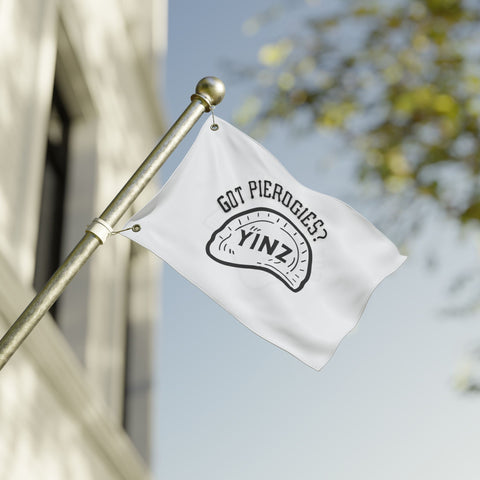 Yinz Got Pierogis? - Double Sided Flag Home Decor - YinzerShop
