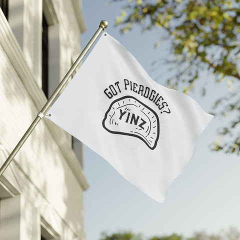 Yinz Got Pierogis? - Double Sided Flag Home Decor - YinzerShop