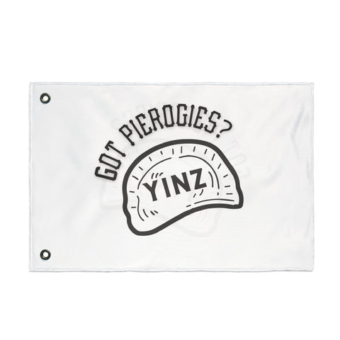 Yinz Got Pierogis? - Double Sided Flag Home Decor - YinzerShop