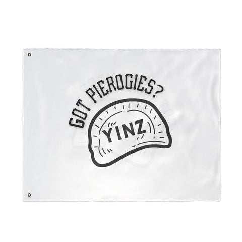 Yinz Got Pierogis? - Double Sided Flag Home Decor - YinzerShop