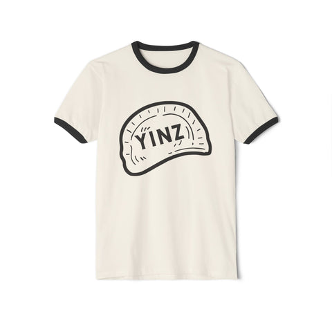Yinz Pierogi - Unisex Cotton Ringer T-Shirt T-Shirt - YinzerShop
