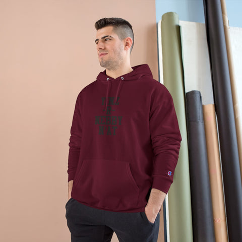 Yinz R Nebby - Print on back - Champion Hoodie Hoodie - YinzerShop