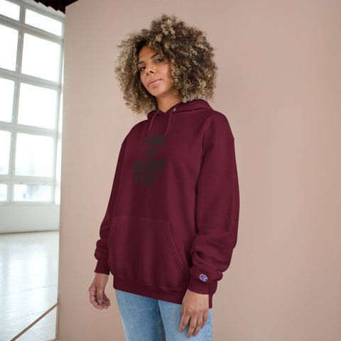 Yinz R Nebby - Print on back - Champion Hoodie Hoodie - YinzerShop
