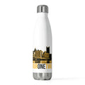 Yinzer 412 Area Code with Pittsburgh City Scape - 20oz Insulated Water Bottle Mug Printify 20oz  