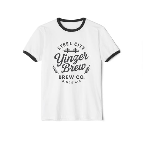 Yinzer Brew - Unisex Cotton Ringer T-Shirt T-Shirt - YinzerShop