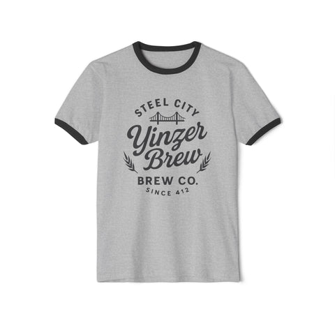 Yinzer Brew - Unisex Cotton Ringer T-Shirt T-Shirt - YinzerShop