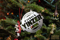 Yinzer Christmas Ornament – Hand Polished Steel Holiday Tree Decoration Gift Christmas Tree Ornament - YinzerShop