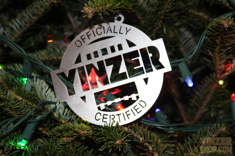 Yinzer Christmas Ornament – Hand Polished Steel Holiday Tree Decoration Gift Christmas Tree Ornament - YinzerShop