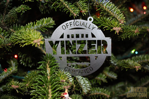 Yinzer Christmas Ornament – Hand Polished Steel Holiday Tree Decoration Gift Christmas Tree Ornament - YinzerShop