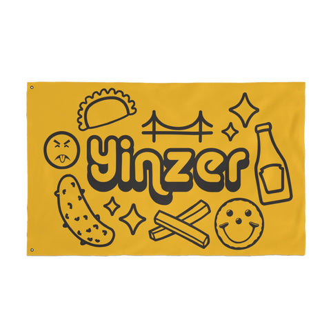 Yinzer Collage - Double Sided Flag Home Decor - YinzerShop