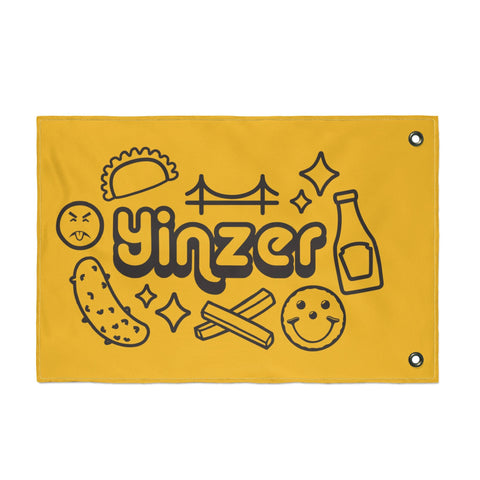 Yinzer Collage - Double Sided Flag Home Decor - YinzerShop