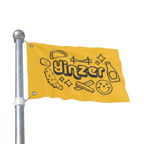 Yinzer Collage - Double Sided Flag Home Decor - YinzerShop
