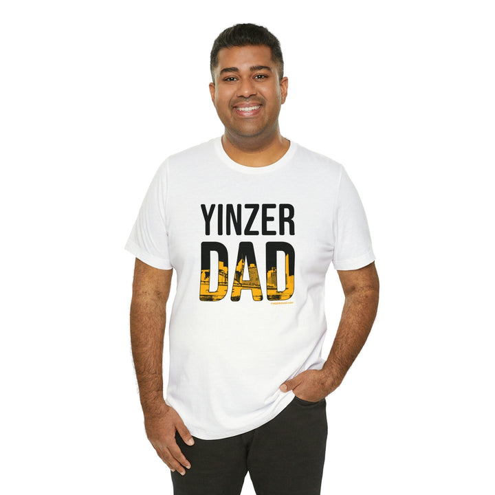 Pittsburgh Yinzer Dad Short Sleeve T-shirt T-Shirt Printify   