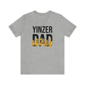 Pittsburgh Yinzer Dad Short Sleeve T-shirt T-Shirt Printify Athletic Heather S 