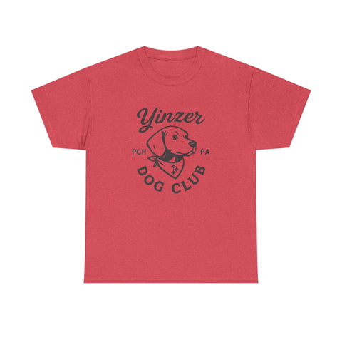 Yinzer Dog Club - Unisex Heavy Cotton Tee T-Shirt - YinzerShop