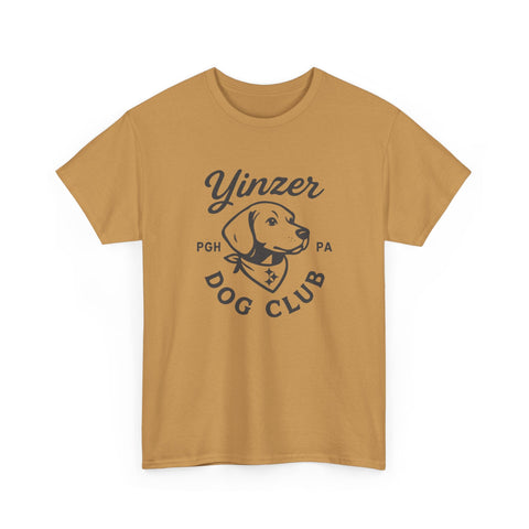Yinzer Dog Club - Unisex Heavy Cotton Tee T-Shirt - YinzerShop