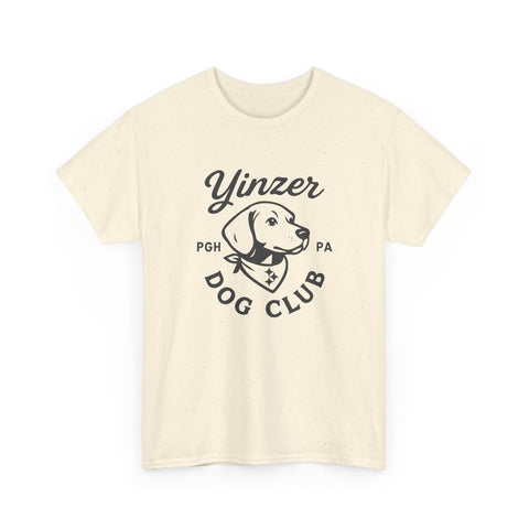 Yinzer Dog Club - Unisex Heavy Cotton Tee T-Shirt - YinzerShop