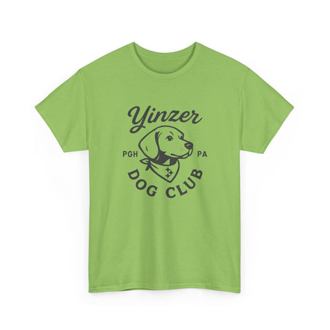Yinzer Dog Club - Unisex Heavy Cotton Tee T-Shirt - YinzerShop