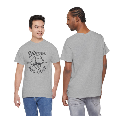 Yinzer Dog Club - Unisex Heavy Cotton Tee T-Shirt - YinzerShop