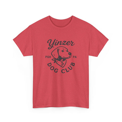 Yinzer Dog Club - Unisex Heavy Cotton Tee T-Shirt - YinzerShop