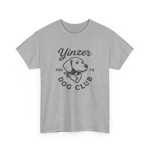Yinzer Dog Club - Unisex Heavy Cotton Tee T-Shirt - YinzerShop