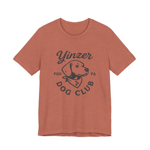 Yinzer Dog Club - Unisex Jersey Short Sleeve Tee T-Shirt - YinzerShop
