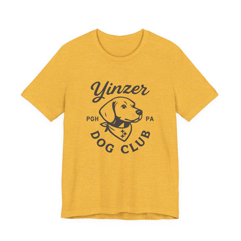 Yinzer Dog Club - Unisex Jersey Short Sleeve Tee T-Shirt - YinzerShop