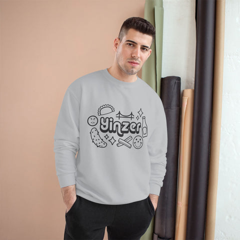 Yinzer Icon Doodles - Champion Sweatshirt Sweatshirt - YinzerShop