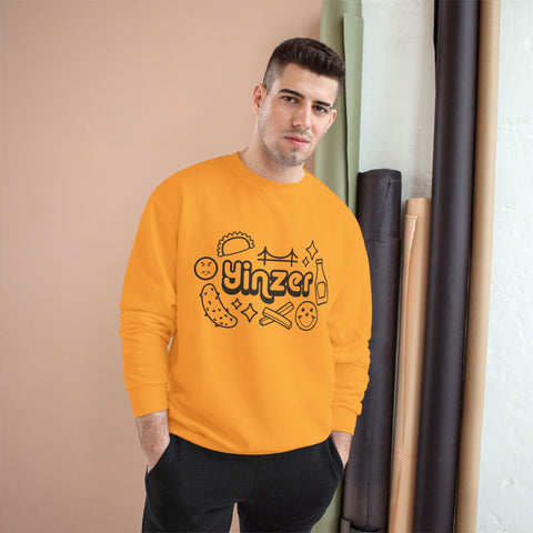 Yinzer Icon Doodles - Champion Sweatshirt Sweatshirt - YinzerShop