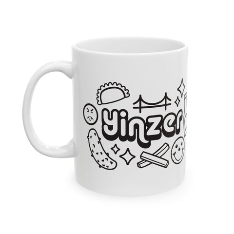 Yinzer Icon Doodles - Coffee Mugs (11oz, 15oz) Mug - YinzerShop