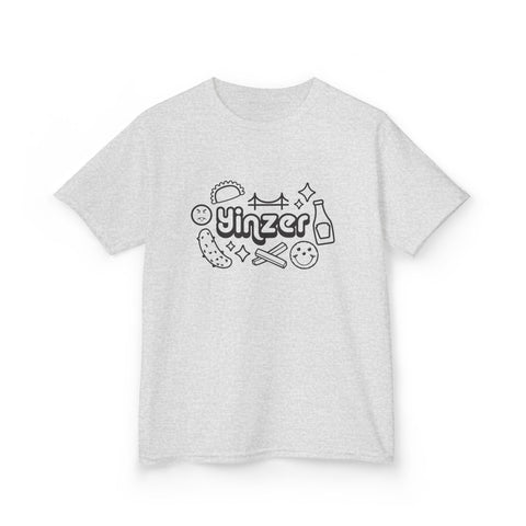 Yinzer Icon Doodles - Kids Graphic T-Shirt Kids Apparel - YinzerShop