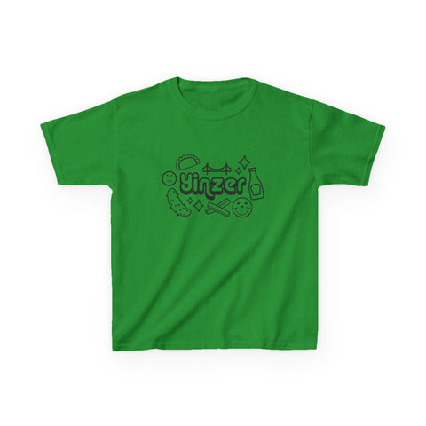 Yinzer Icon Doodles - Kids Graphic T-Shirt Kids Apparel - YinzerShop