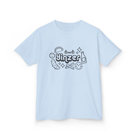 Yinzer Icon Doodles - Kids Graphic T-Shirt Kids Apparel - YinzerShop