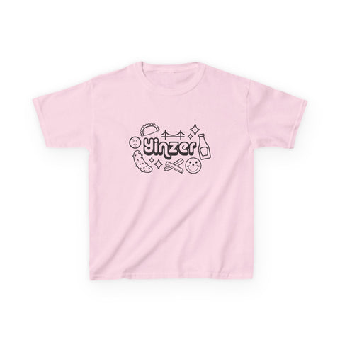 Yinzer Icon Doodles - Kids Graphic T-Shirt Kids Apparel - YinzerShop